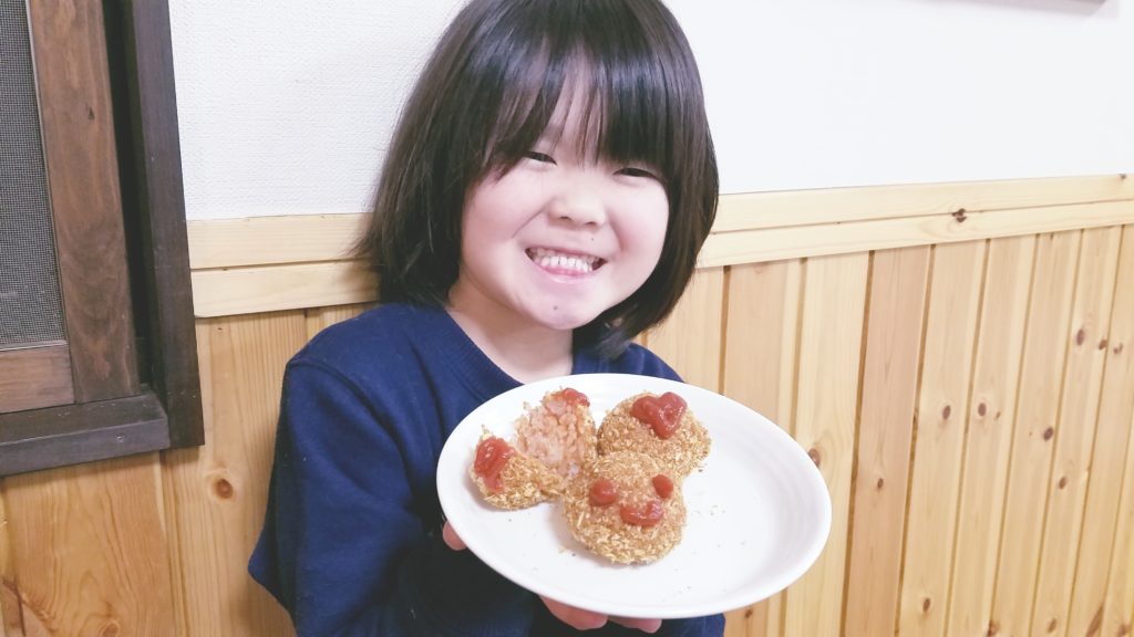 ライスコロッケ出来上がり